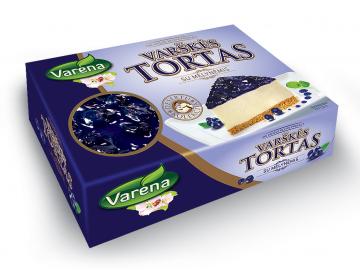 VARĖNA cheese cake with blueberries