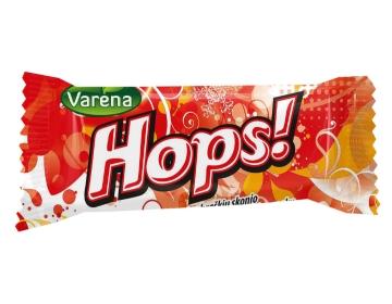 „Hops!“ braškių skonio glaistytas sūrelio desertas 