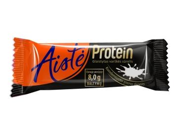 Aistė Protein glaistytas varškės sūrelis kondensuoto pieno skonio