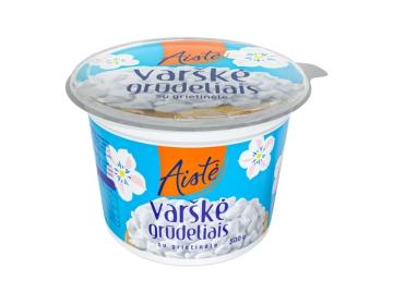 Aistė varškė grūdeliais su grietinėle